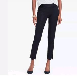 J Crew Winnie Scalloped Hem Pants